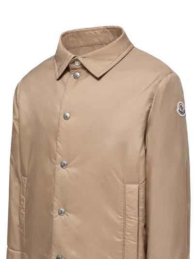 Moncler Jacket In Brown