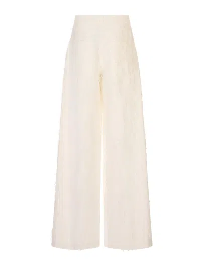 Msgm Pants In Neutral