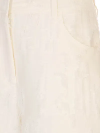Msgm Pants In Neutral
