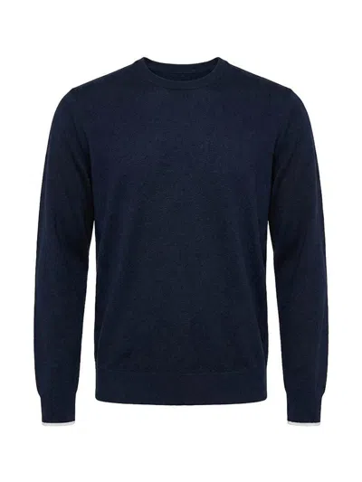 Peserico Long-sleeve T-shirt In Blue