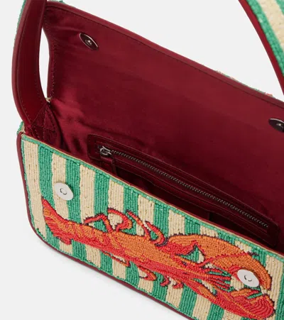 Staud Tommy Beaded Shoulder Bag In Multi
