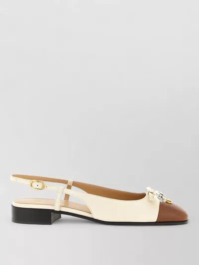 Valentino Valet Du Roi Slingback Ballet Pumps In Multi