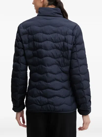 Ea7 Padded Jacket In Blue