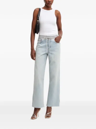 Liu •jo Drawstring-fastening Track Pants In Blue