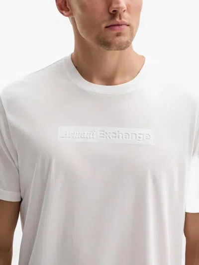 Armani Exchange Logo-print T-shirt In White