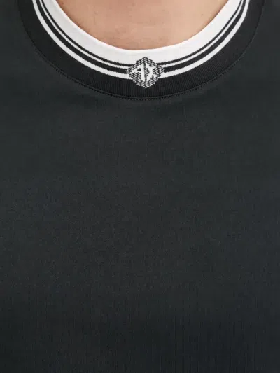 Armani Exchange Logo-detail T-shirt In Black