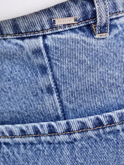 Morgan Flap-pocket Jeans In Blue