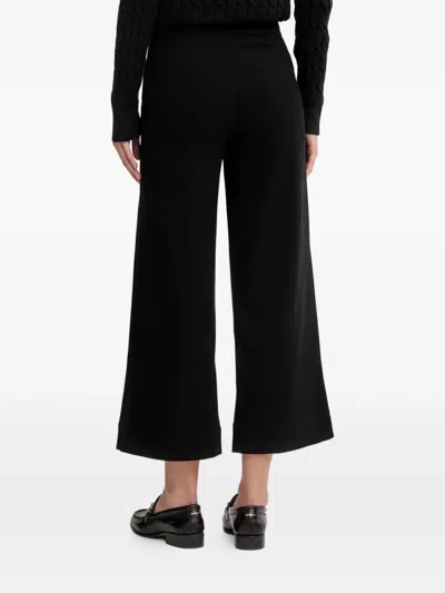 Benetton Button Trousers In Black