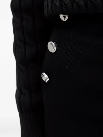 Benetton Button Trousers In Black