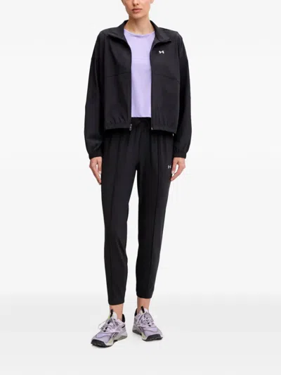 Under Armour Zip Track Pants In Black