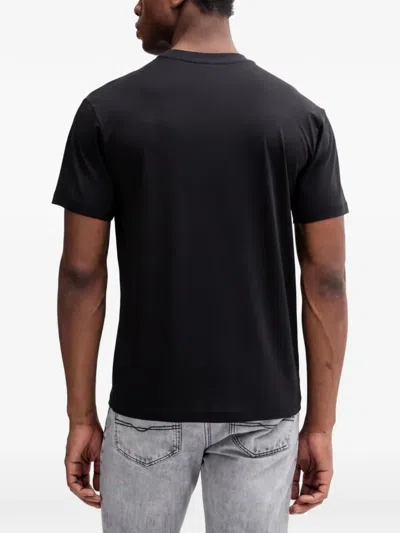 Liu •jo Logo T-shirt In Black