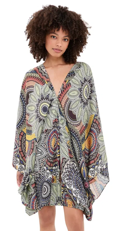 Alexis Marivelle Caftan Medallion Print In Multi
