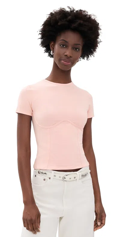 Fleur Du Mal Organic Cotton T-shirt Pink Lady