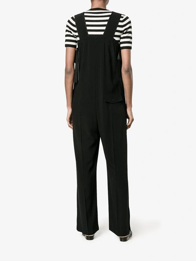 Shop Helmut Lang Sleeveless Wide-leg Jumpsuit