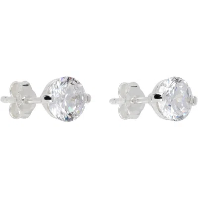 Hatton Labs Round Stud Earrings In Metallic