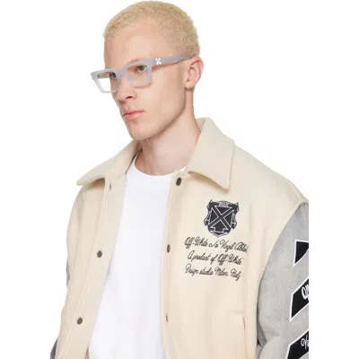Off-white Gray Style 21 Glasses In Pattern