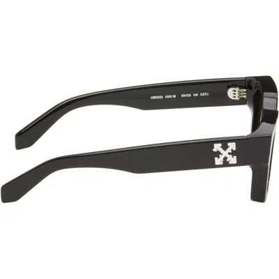 Off-white Black Virgil L Sunglasses In Pattern