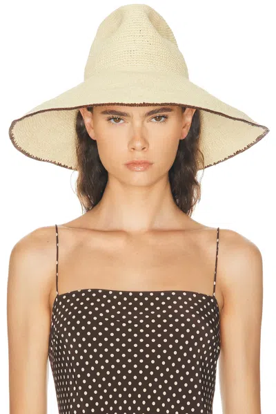 Janessa Leone Waverly Hat In Neutral