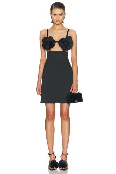 Marc Jacobs Satin Daisy Applique Dress In Multi