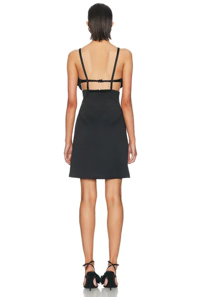 Marc Jacobs Satin Daisy Applique Dress In Multi