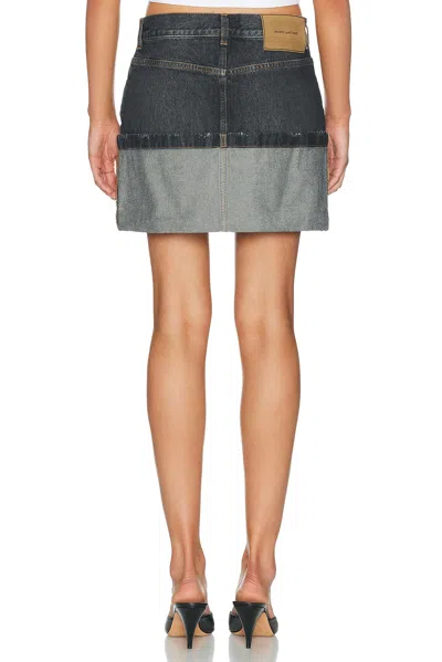 Marc Jacobs Cuffed Mini Skirt In Blue