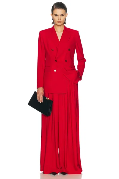 Ralph Lauren Vannesa Satin Wide-leg Pant In Bright Red