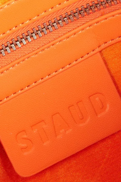 Staud Tommy Beaded Shoulder Bag In Red