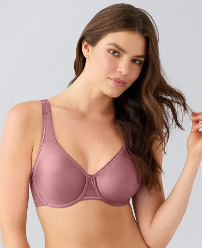 Wacoal Basic Beauty Full-figure Spacer Underwire T-shirt Bra In Purple
