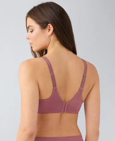 Wacoal Basic Beauty Full-figure Spacer Underwire T-shirt Bra In Purple