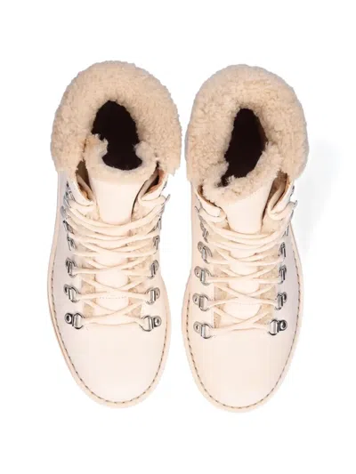 Fracap Explorer Ankle Boots In Pink