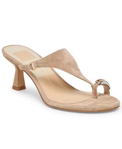 Dolce Vita Derrel Toe Loop Sandal In Brown