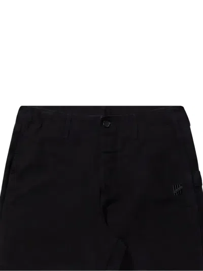 Undefeated Logo-embroidered Trousers In Black