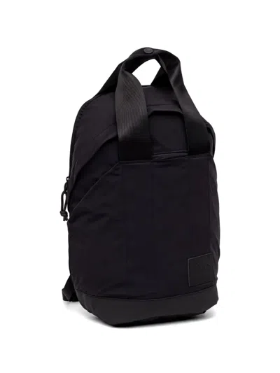 The North Face Logo-patch Backpack In Black