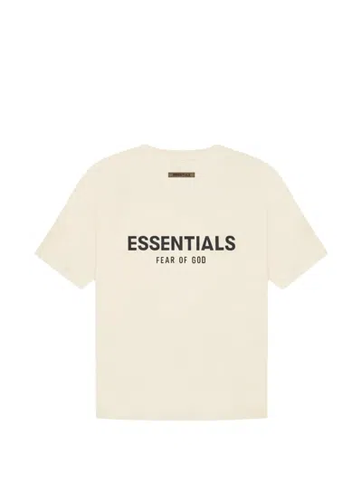 Essentials Logo-print T-shirt In Neutral