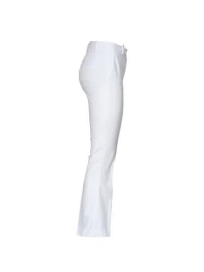 Ql2 Nellie C Flared Bottom Regular Pants In White