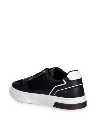 Ea7 Mesh-panelled Logo-print Sneakers In Multi