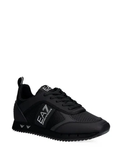 Ea7 Logo-print Panelled Sneakers In Multi