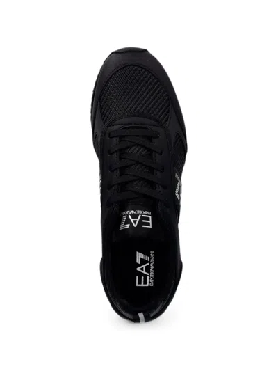 Ea7 Logo-print Panelled Sneakers In Multi
