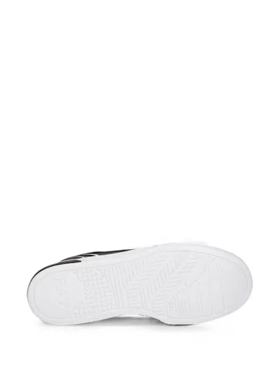 Ea7 Mesh-panelled Logo-print Sneakers In Multi