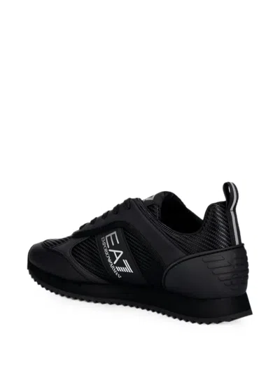 Ea7 Logo-print Panelled Sneakers In Multi