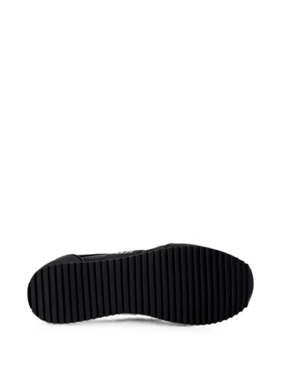 Ea7 Logo-print Panelled Sneakers In Multi