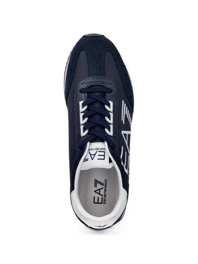 Ea7 Logo-print Panelled Sneakers In Multi