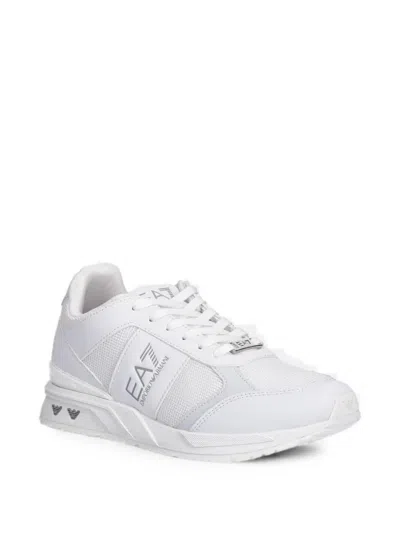 Ea7 Logo-print Panelled Sneakers In Multi
