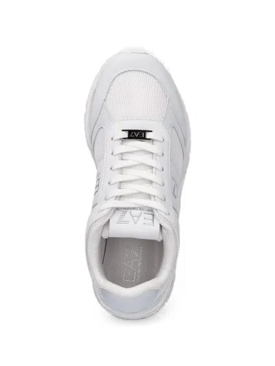 Ea7 Logo-print Panelled Sneakers In Multi