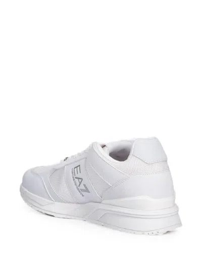 Ea7 Logo-print Panelled Sneakers In Multi