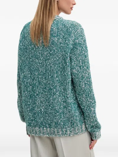 Benetton 리버서블 스웨터 In Blue