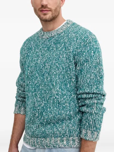 Benetton 리버서블 스웨터 In Blue