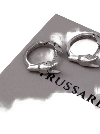Trussardi 애니멀 셰이프 이어링 In Metallic