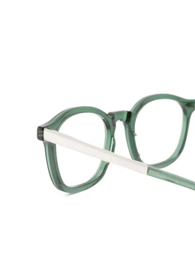 Matsuda 라운드 프레임 안경 In Green