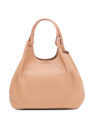 Gianni Chiarini 두아 그레인 레더 토트 백 In Neutral
